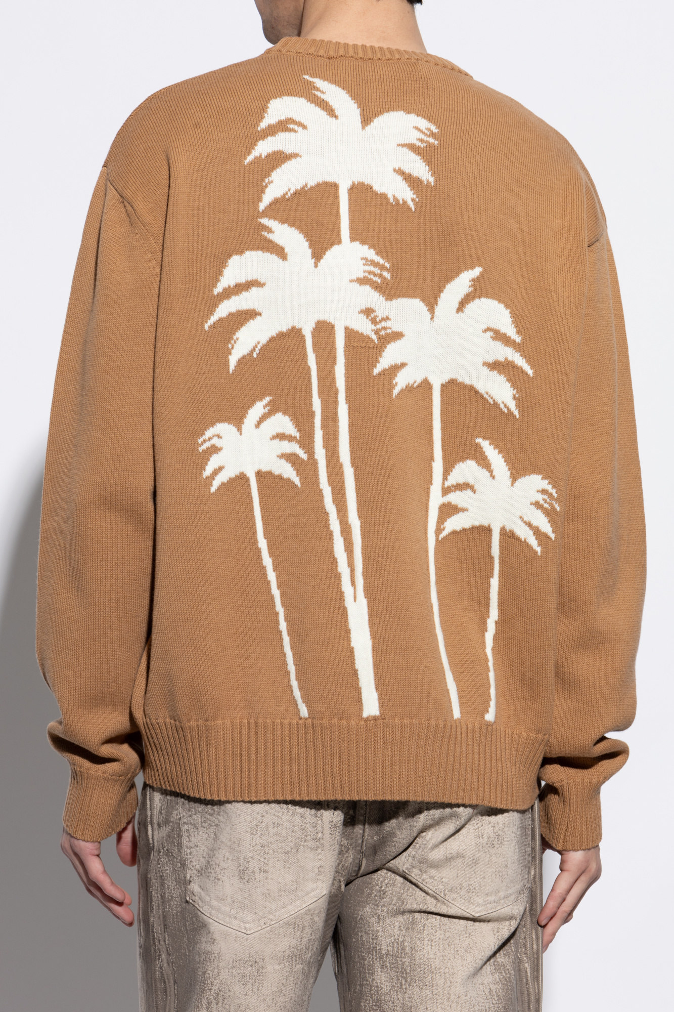 Palm Angels Sweater with palm pattern | Men's Clothing | Vitkac
